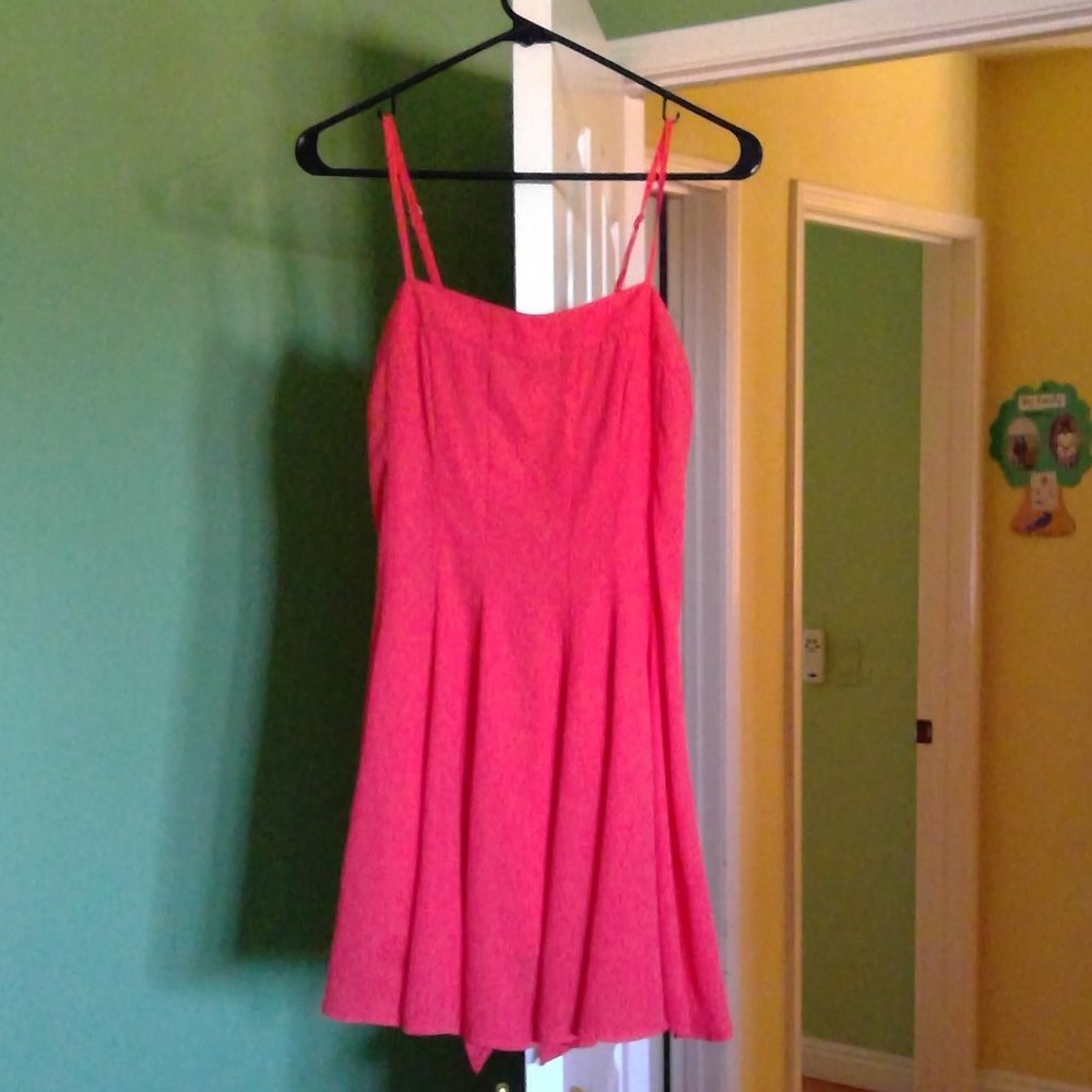 Foreign Exchange Orange Dress